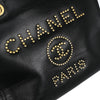 Secondhand Chanel Deauville Tote Studded Caviar