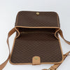 Celine Vintage Macadam Shoulder Bag Canvas and Leather