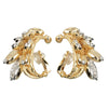 Secondhand Cartier Grain de Cafe Earring Gold and Platinum