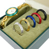 Secondhand Gucci 1100 Interchangeable Bezel Bangle Quartz Watch Plated Metal with