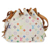 Secondhand Louis Vuitton Petit Noe Handbag Monogram Multicolor