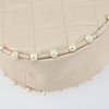 Chanel Round Clutch with Chain Quilted Calfskin with Pearl Detail