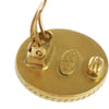 Secondhand Chanel Vintage CC Round Button Clip-On Earrings