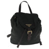 Secondhand Prada Buckle Backpack Quilted Tessuto