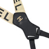 Secondhand Chanel Logo Suspenders Beige