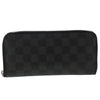 Secondhand Louis Vuitton Zippy wallet vertical Damier Graphite
