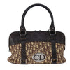 Christian Dior Vintage Trotter Handbag Canvas