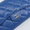 Chanel CC Gusset Classic Flap Wallet Quilted Lambskin