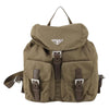 Secondhand Prada Double Front Pocket Backpack Tessuto