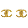 Secondhand Chanel CC Clip-On Earrings Textured
