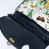 Secondhand Gucci Vintage Flap Crossbody Bag GG Coated Canvas and