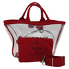 Secondhand Prada Logo Tote Transparent Plastic Accessories
