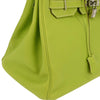 Hermes Birkin Handbag Green Togo with Palladium Hardware