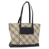 Secondhand Burberry Nova Check Tote Canvas and