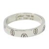 Secondhand Cartier C de Cartier Happy Birthday Band Ring 18K White