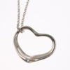Secondhand Tiffany & Co. Elsa Peretti Open Heart Pendant Necklace Sterling