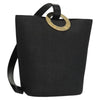 Secondhand Celine Circle logo Black Canvas Bags