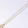 Secondhand Christian Dior CD Round Pendant Necklace