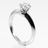Secondhand Tiffany & Co. Tiffany Setting Solitaire Ring Platinum with Diamond