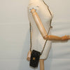 Secondhand Chanel Vintage CC Flap Phone Holder Crossbody Bag Quilted Patent