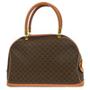 Celine Vintage Macadam Handbag Canvas and Leather