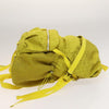 Secondhand Bottega Veneta Backpack Yellow Nylon Bags