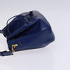 Secondhand Celine Circle logo Blue Leather Bags