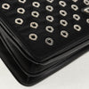 Prada Grommet Chain Flap Shoulder Bag Tessuto with Soft Calf