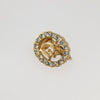Secondhand Christian Dior Vintage Round Clip-On Earrings