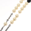Secondhand Chanel CC Pearl Necklace Faux Pearls and