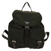 Secondhand Prada Vela Double Front Pocket Backpack Tessuto with Saffiano
