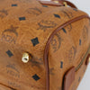 MCM Visetos Handbag Canvas and Leather