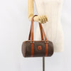 Celine Vintage Macadam Handbag Canvas and Leather