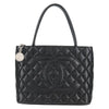 Secondhand Chanel Medallion Tote Quilted Caviar