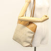 Christian Dior Vintage Honeycomb Tote Bag Canvas and Leather