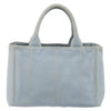Secondhand Prada Canapa Tote Gray Canvas Accessories