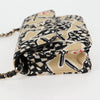 Secondhand Chanel Flap Card Holder on Chain Quilted Printed