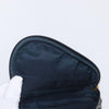 Christian Dior Saddle Zip Pouch Diorissimo Canvas