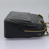 Secondhand Chanel V Stitch Black Leather Bags