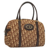 Christian Dior Vintage CD Trotter Handbag Canvas