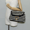 Secondhand Salvatore Ferragamo Margot Satchel Braided Fabric