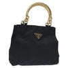 Prada Metal Handles Tote Tessuto