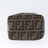 Secondhand Fendi Vanity Clutch Black Canvas Accessories