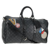 Secondhand Louis Vuitton Keepall Bandouliere Bag Limited Edition Damier Graphite LV League