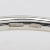 Secondhand Gucci Logo square cuffs Silver 925