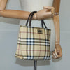 Secondhand Burberry Nova Check Tote canvas check pattern