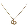 Secondhand Christian Dior CD Pendant Necklace Gold-plated