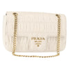 Secondhand Prada Chain Flap Shoulder Bag Nappa Gaufre