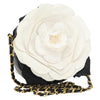 Secondhand Chanel Vintage Camellia Round Evening Bag Lambskin and
