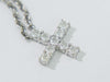 Secondhand Harry Winston Cross Pendant Necklace Platinum with Diamonds